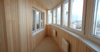 Внутренняя отделка лоджии Псков, цена от 204 руб. м2